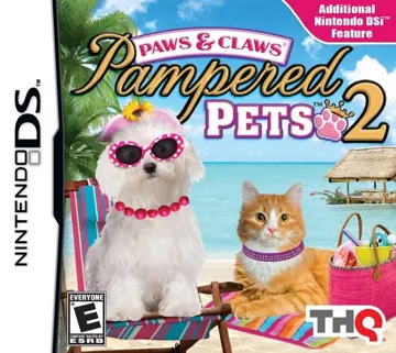 Paws & Claws - Pampered Pets 2 (USA) (NDSi Enhanced) box cover front